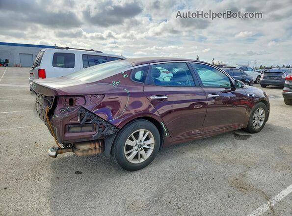 5XXGT4L39GG041948 2016 KIA OPTIMA Бордовый Задняя правая четверть