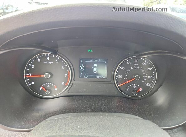 5XXGT4L39GG041948 2016 KIA OPTIMA Бордовый Вид щитка приборов