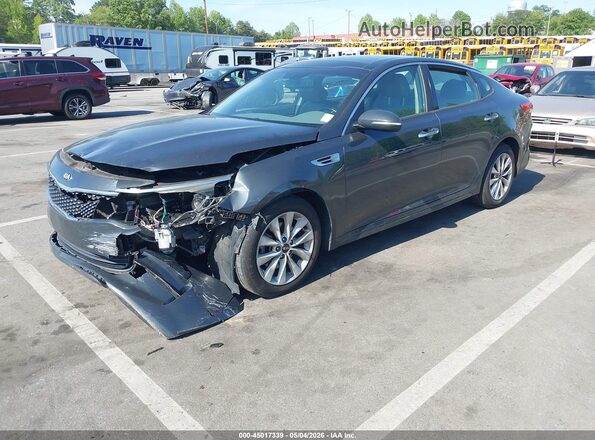 5XXGU4L30GG045772 2016 KIA OPTIMA Серый Передняя левая четверть