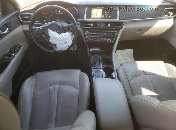 5XXGU4L36GG040141 2016 KIA OPTIMA Белый Вид панели приборов