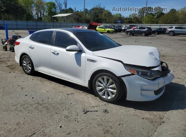 5XXGU4L36GG040141 2016 KIA OPTIMA Белый Передняя правая четверть