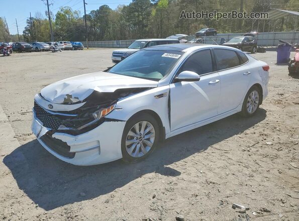 5XXGU4L36GG040141 2016 KIA OPTIMA Белый Передняя левая четверть