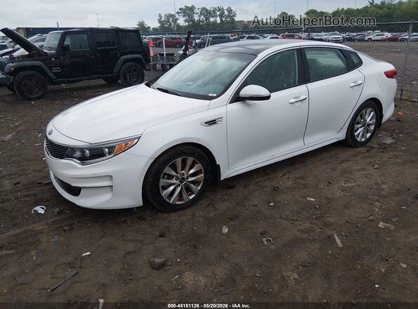 5XXGU4L39GG007828 2016 KIA OPTIMA Серый Передняя левая четверть