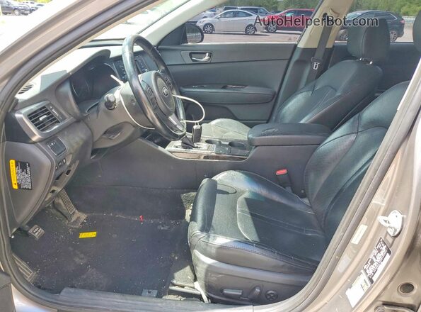 5XXGU4L39GG104561 2016 KIA OPTIMA Серый Вид салона спереди