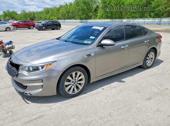 5XXGU4L39GG104561 2016 KIA OPTIMA Серый Передняя левая четверть