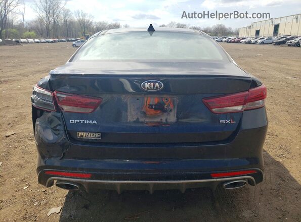 5XXGV4L2XGG084874 2016 KIA OPTIMA Черный Вид сзади