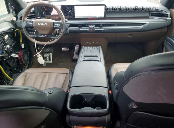 5XYAEFS50TG009782 2026 KIA EV9 Gray Vista del salpicadero