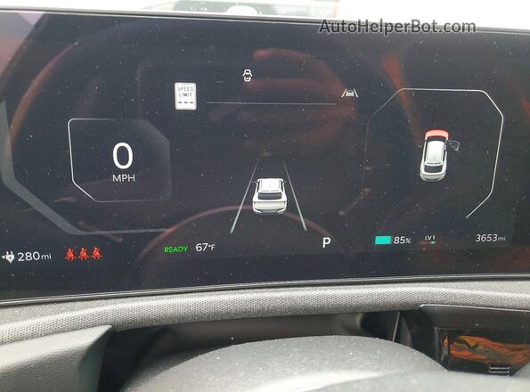 5XYC3DJC1SG009680 2025 KIA EV6 Угольный Вид щитка приборов