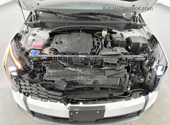 5XYK23DF3TG413225 2026 KIA SPORTAGE White Vista del compartimento del motor