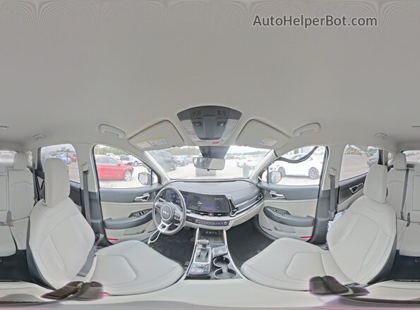 5XYK33AF3PG025399 2023 KIA SPORTAGE Black Widok wnętrza 360 stopni