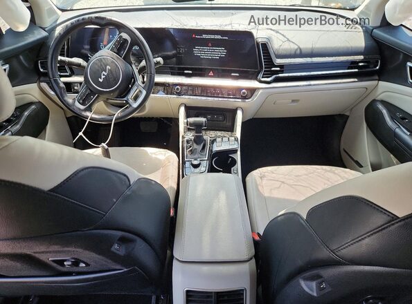 5XYK33AF3PG034457 2023 KIA SPORTAGE Black Dashboard view