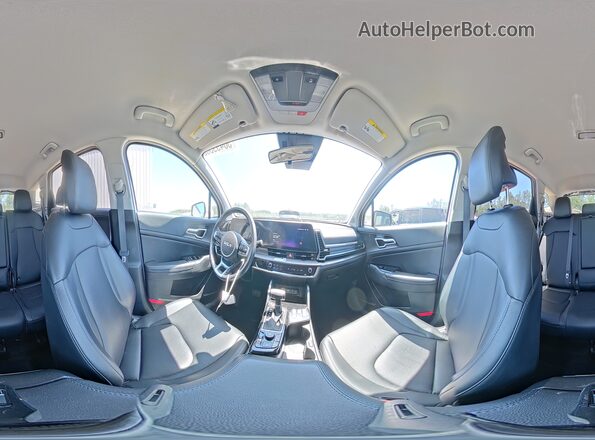 5XYK33AF4PG086079 2023 KIA SPORTAGE White Панорамний вид салону 360°