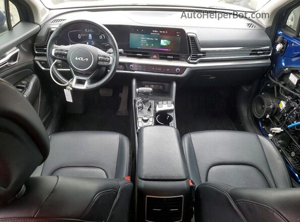 5XYK33AF5PG053592 2023 KIA SPORTAGE Blue Vista del salpicadero