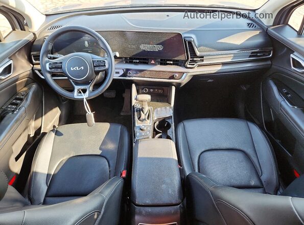 5XYK33DF0RG173864 2024 KIA SPORTAGE Gray Вид панелі приладів
