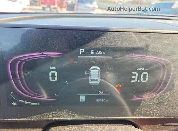5XYK33DF0RG173864 2024 KIA SPORTAGE Gray Вид щитка приладів