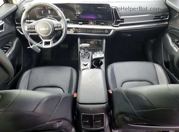 5XYK33DF4RG142083 2024 KIA SPORTAGE Black Widok deski rozdzielczej