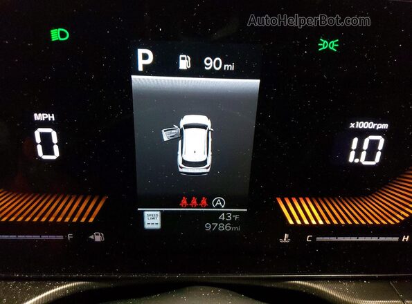 5XYK3CDF3TG366355 2026 KIA SPORTAGE Gray Widok zestawu wskaźników