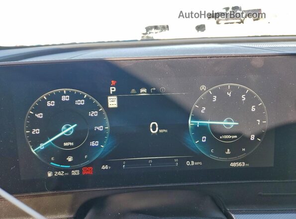 5XYK53DF2RG184083 2024 KIA SPORTAGE Gray Widok zestawu wskaźników
