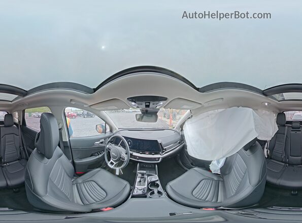5XYK53DF2RG195164 2024 KIA SPORTAGE Угольный Панорамный вид салона 360°
