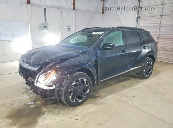 5XYK5CDF1RG230647 2024 KIA SPORTAGE Черный Передняя левая четверть