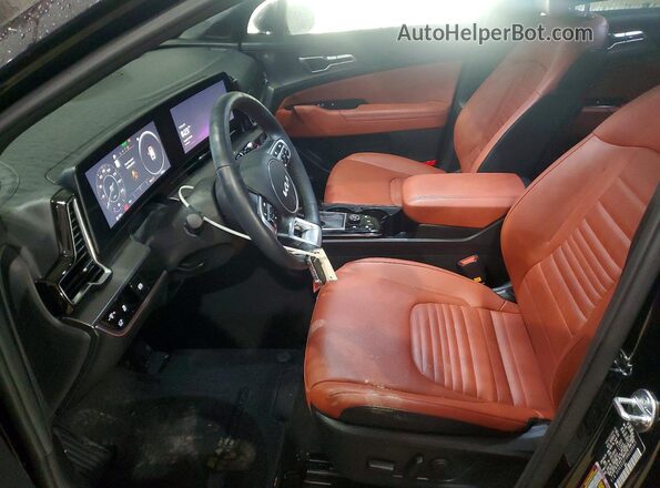 5XYK5CDF1RG230647 2024 KIA SPORTAGE Черный Вид салона спереди