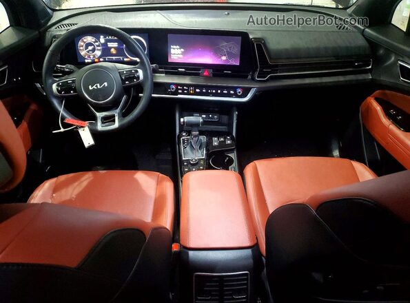 5XYK5CDF1RG230647 2024 KIA SPORTAGE Черный Вид панели приборов