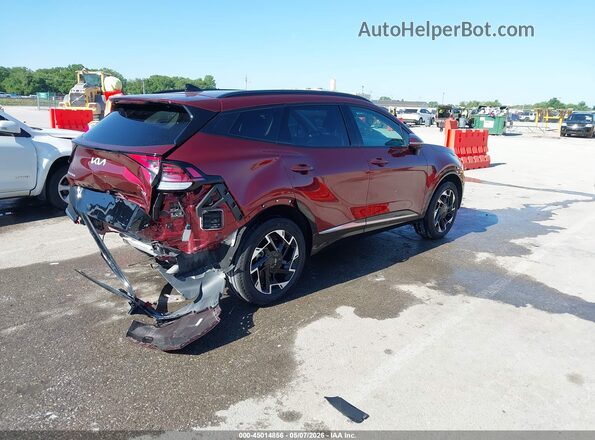 5XYK5CDF4RG195487 2024 KIA SPORTAGE Красный Задняя правая четверть