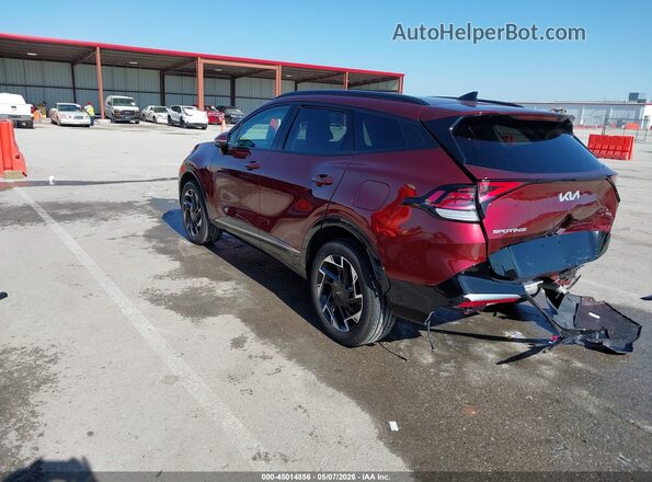 5XYK5CDF4RG195487 2024 KIA SPORTAGE Красный Задняя левая четверть