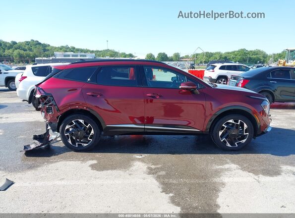 5XYK5CDF4RG195487 2024 KIA SPORTAGE Красный Вид задней части салона