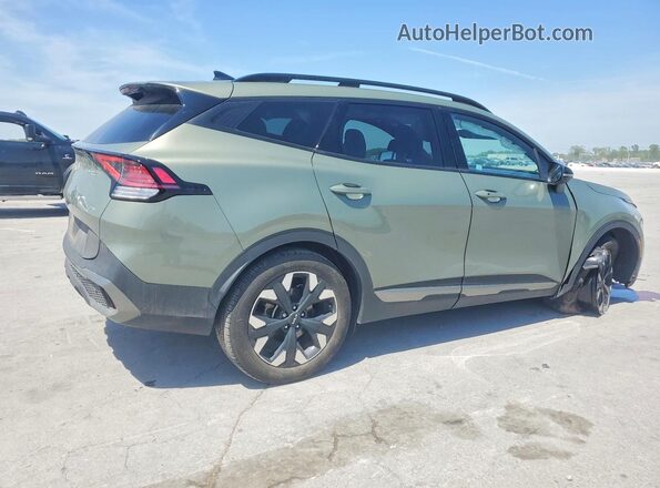 5XYK6CDF0RG156246 2024 KIA SPORTAGE Green უკანა მარჯვენა