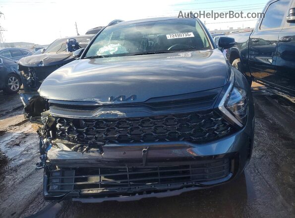 5XYK6CDF0SG239780 2025 KIA SPORTAGE Gray Front view