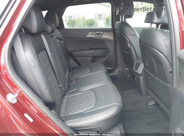 5XYK6CDF1RG154375 2024 KIA SPORTAGE Red Widok naklejki z numerem VIN