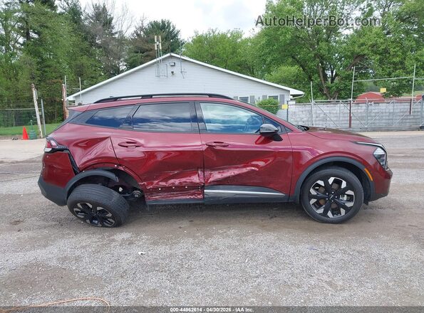 5XYK6CDF1RG154375 2024 KIA SPORTAGE Red Widok wnętrza z tyłu