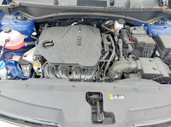 5XYK6CDF4RG186169 2024 KIA SPORTAGE Blue ძრავის განყოფილების ხედი