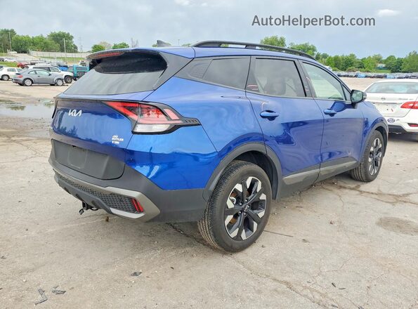 5XYK6CDF4RG186169 2024 KIA SPORTAGE Blue უკანა მარჯვენა