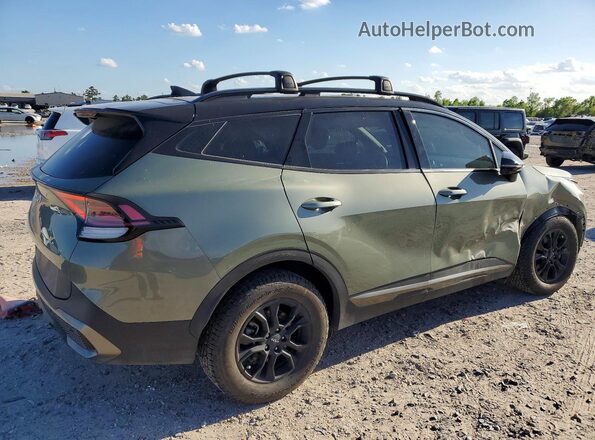 5XYK7CDF3RG165956 2024 KIA SPORTAGE Green Trasero derecho