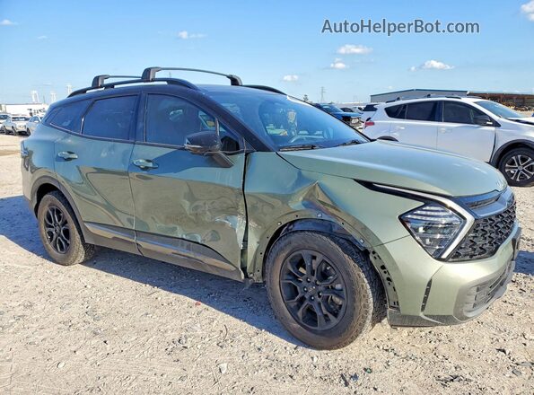 5XYK7CDF3RG165956 2024 KIA SPORTAGE Green Delantero derecho