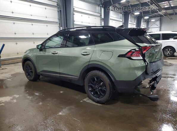 5XYK7CDF5RG178711 2024 KIA SPORTAGE Зеленый Задняя левая четверть