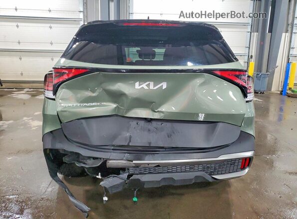 5XYK7CDF5RG178711 2024 KIA SPORTAGE Зеленый Вид сзади