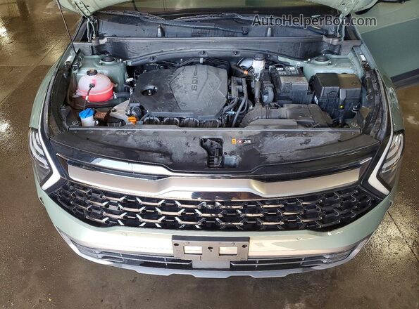5XYK7CDF5RG178711 2024 KIA SPORTAGE Зеленый Вид подкапотного пространства