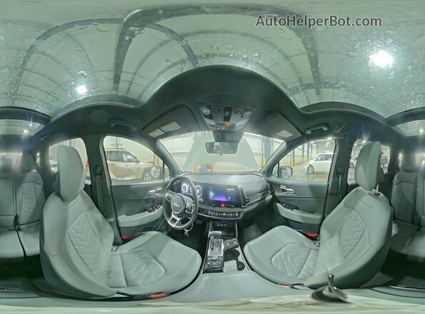 5XYK7CDF5RG178711 2024 KIA SPORTAGE Зеленый Панорамный вид салона 360°