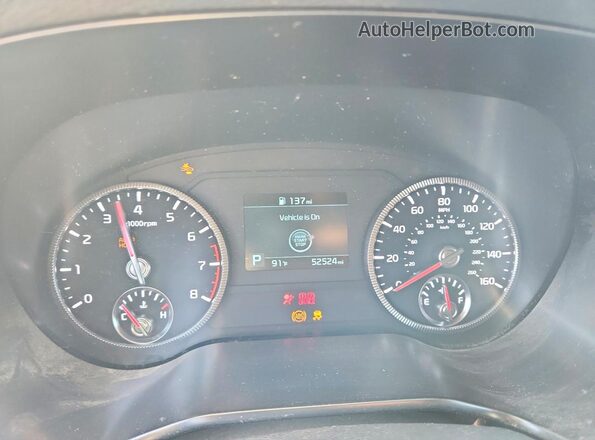 5XYP24HC0NG239953 2022 KIA TELLURIDE Black ხელსაწყოთა პანელის ხედი