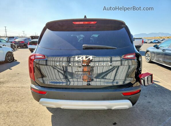 5XYP24HC0NG239953 2022 KIA TELLURIDE Black უკანა ხედი