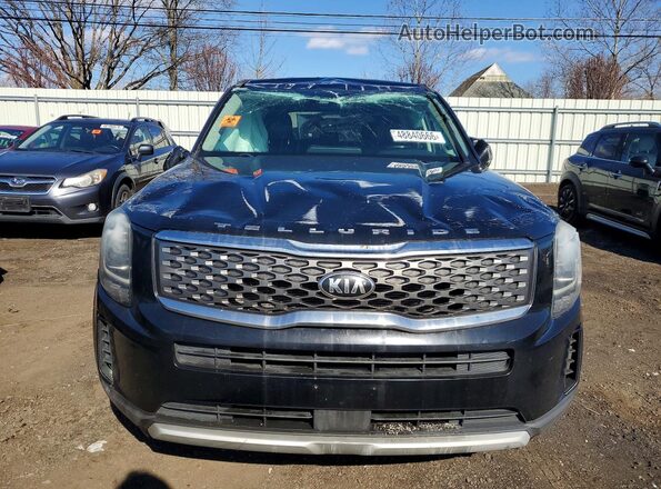 5XYP24HC1LG028239 2020 KIA TELLURIDE Черный Вид спереди