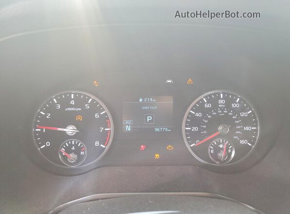 5XYP24HC2MG186381 2021 KIA TELLURIDE Black Vista del cuadro de instrumentos