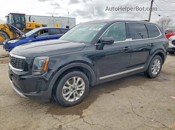 5XYP24HC7NG223961 2022 KIA TELLURIDE Черный Передняя левая четверть