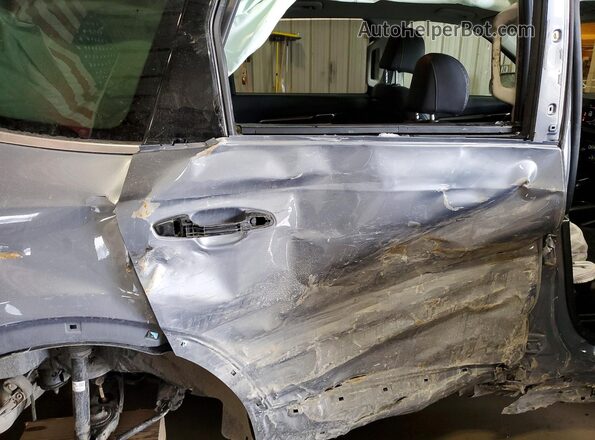 5XYP2DGC7PG333221 2023 KIA TELLURIDE Серый Вид задней части салона