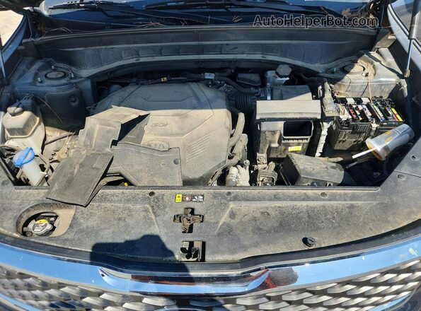 5XYP2DHC2MG106108 2021 KIA TELLURIDE Серый Вид подкапотного пространства