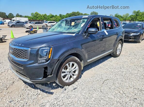 5XYP2DHC2MG106108 2021 KIA TELLURIDE Серый Передняя левая четверть