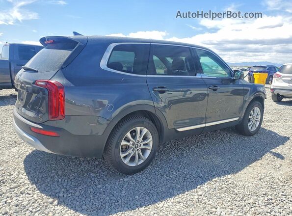 5XYP2DHC5MG106992 2021 KIA TELLURIDE Угольный Задняя правая четверть